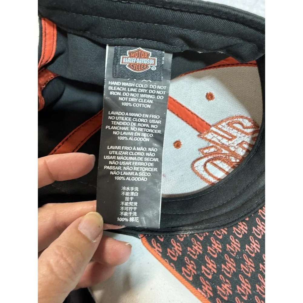 Harley Davidson Motorcycle Baseball Cap 2016 Preowned But Slight Used